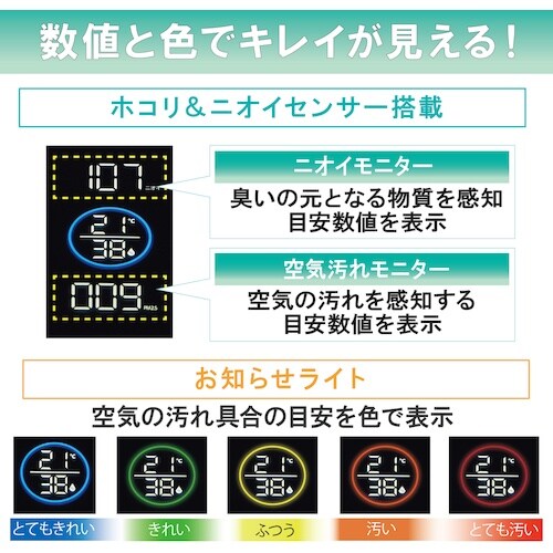 IRIS 574650 大型空気清浄機 70畳