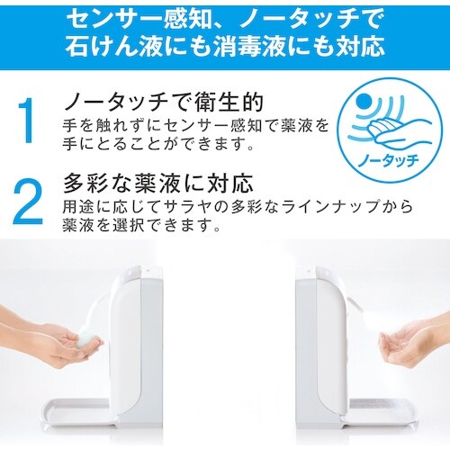 サラヤ ノータッチ式ディスペンサー GUD−100