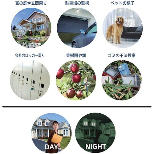 REVEX 液晶画面付センサーカメラ SD3000