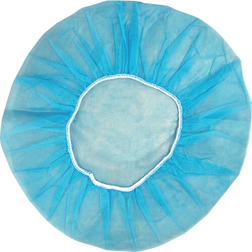 竹虎 サージキャップN−10 ブルー 100枚入