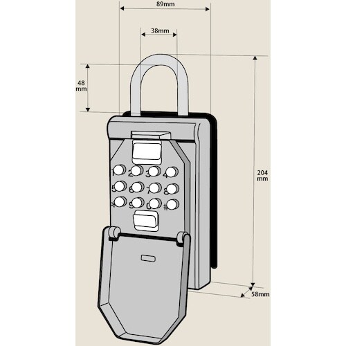 ノムラテック ボタン式キーストック