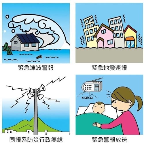 F.R.C. 防災ラジオ(ホワイト)