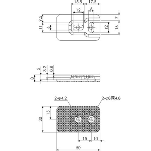 アインツ 鉄製当て板