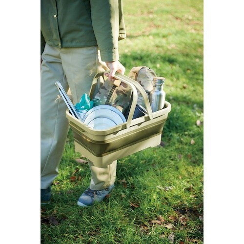 伊勢藤 折りたたみバスケット&テーブルMILARG