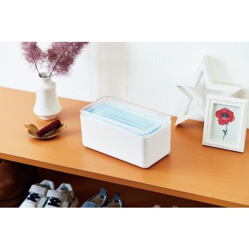 伊勢藤 マスク保管ケースホワイト