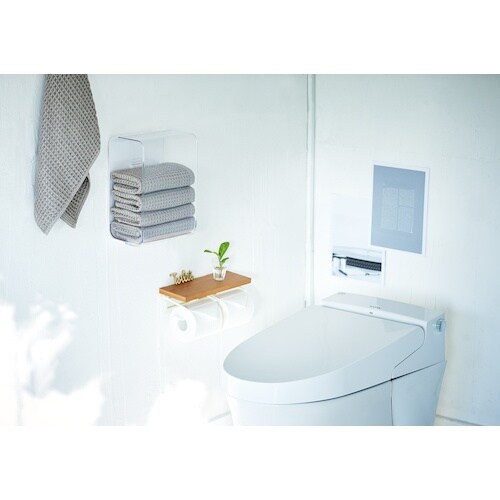 伊勢藤 タオルホルダークリア