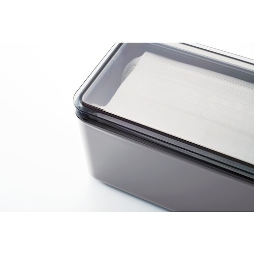 伊勢藤 マスク保管ケースグレー