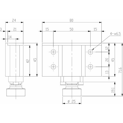 アインツ チャックワンタッチ・手動・ロボット側