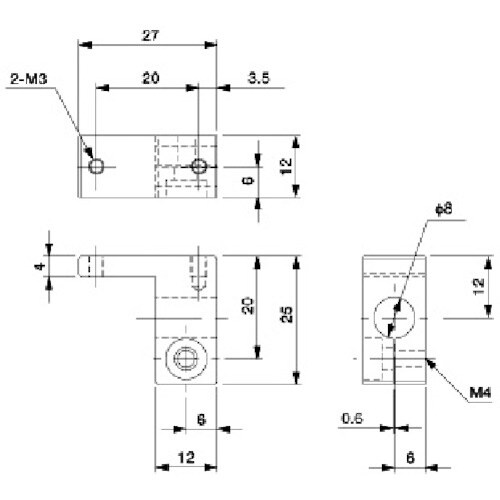 アインツ ブラケット・L・φ8・UMCD用