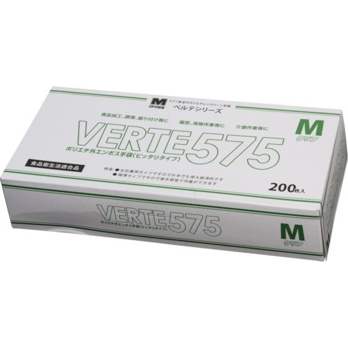 ミドリ安全 ポリエチレン使い捨て手袋 外エンボス