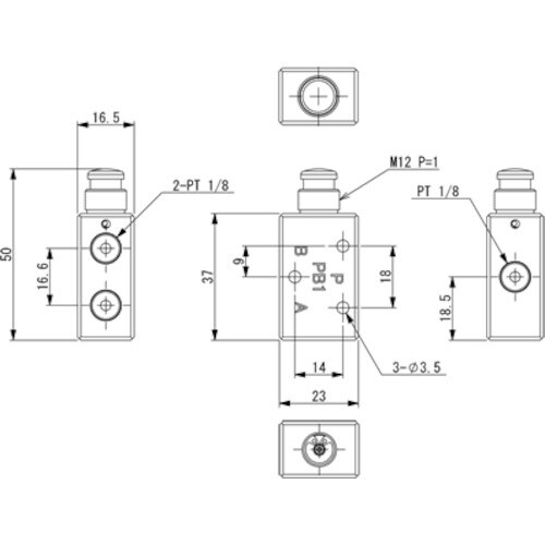アインツ 押ボタン型バルブ