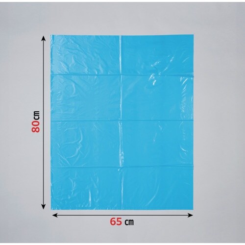 ジャパックス メタロセン配合ポリ袋 45L 青 1