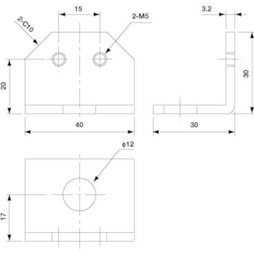 アインツ 吸着角度調整BKT・スモール・上側