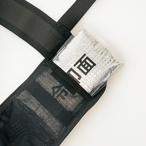 アイトス アイスベスト(アイスパック4個付) ブラ