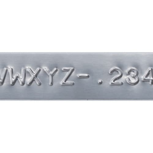 ダイモ Mー1011用 アルミテープのり付き 12