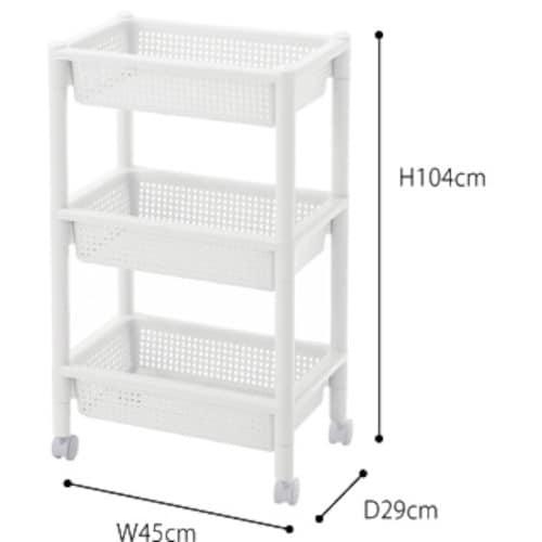 不動技研 システムバスケット SB−3S W F2