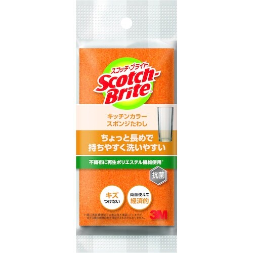 3M スコッチ・ブライトキッチンカラースポンジ オ