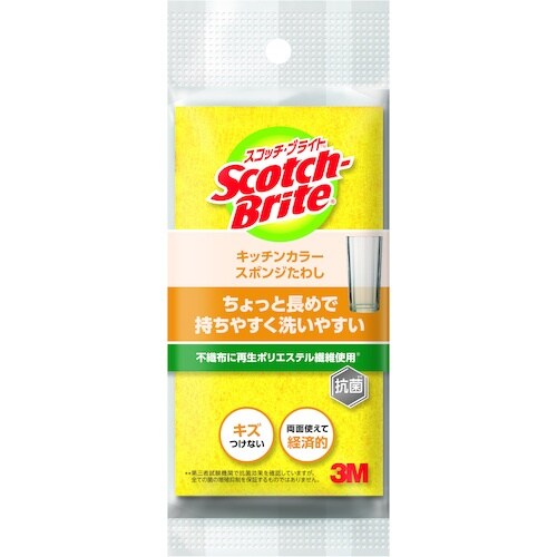 3M スコッチ・ブライトキッチンカラースポンジ イ