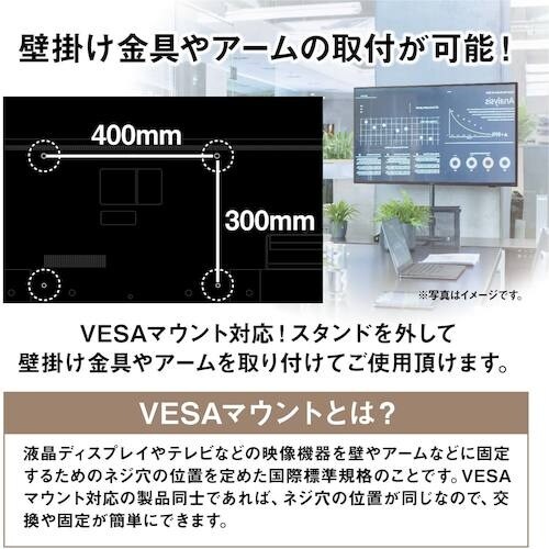 IRIS 574755 大型液晶ディスプレイ 65