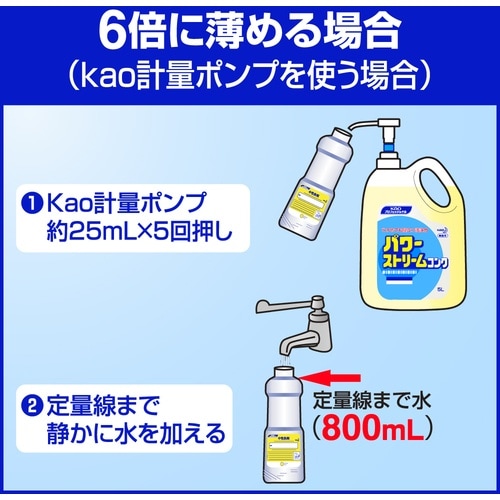 Kao 食器洗剤 業務用パワーストリームコンク 5