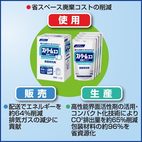 Kao 食器洗剤 業務用ストリームエコ 750ml