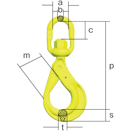 MARTEC スイベルフック BKL−7/8
