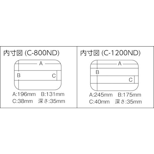 MEIHO クリアーケースC−800ND