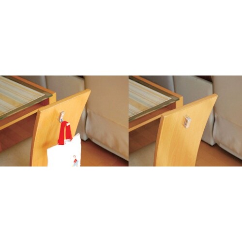 光 収納フック 小 ABS 黒 (1個=1PK)