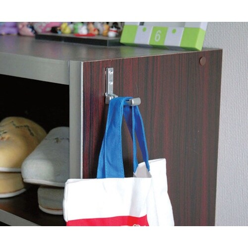 光 収納フック 小 亜鉛 サテンニッケル (1個=