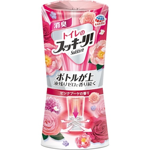 アース スッキーリ!トイレ用華やかなピンクブーケ