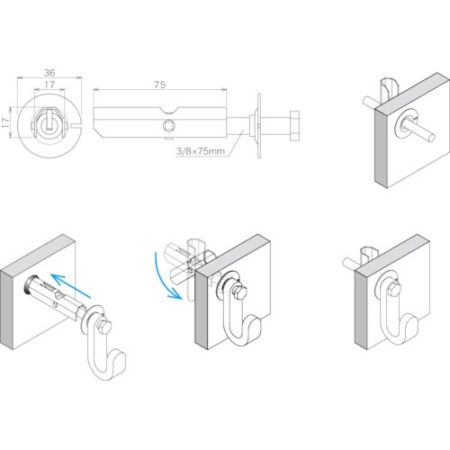 DENSAN パットアンカー