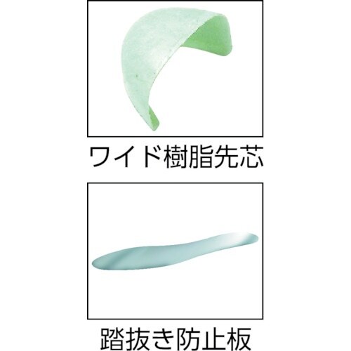 ミドリ安全 踏抜き防止板入り ゴム2層底安全靴 R