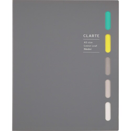 maruman A5 バインダー クラルテ グレー