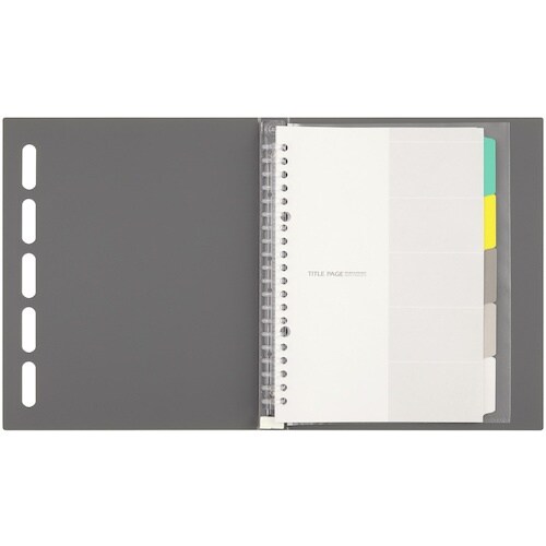 maruman A5 バインダー クラルテ グレー