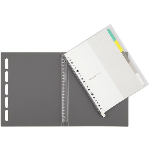 maruman A5 バインダー クラルテ グレー