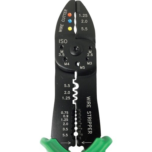 ベストツール WELL 電工ペンチ(裸端子圧着、絶