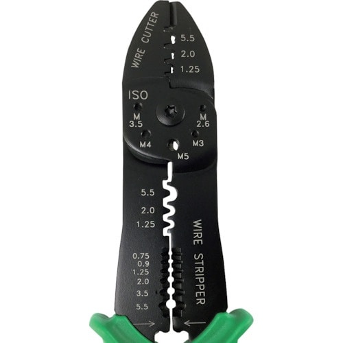 ベストツール WELL 電工ペンチ(裸端子圧着、オ