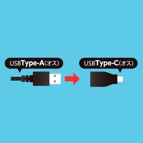 Owltech USB Type−AをUSB Ty