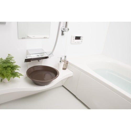 TONBO フロート洗面器 フック穴付 ブラウン