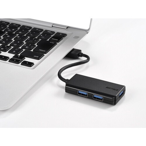 BUFFALO USB3.0 バスパワー 3ポート