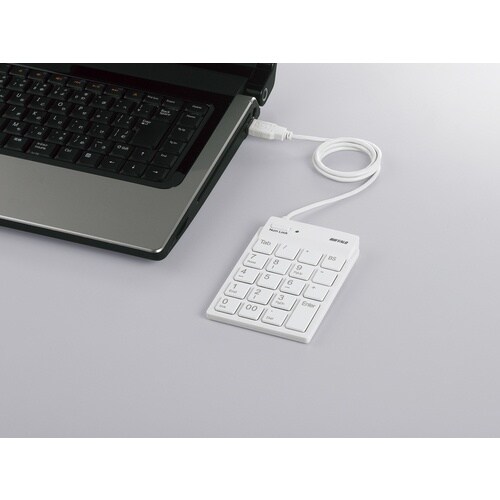 BUFFALO スリムテンキーボード Tabキー付