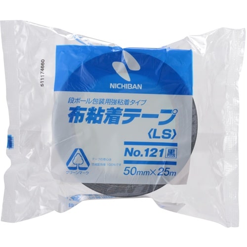 ニチバン 布粘着テープ121(クロ) 50mmX2