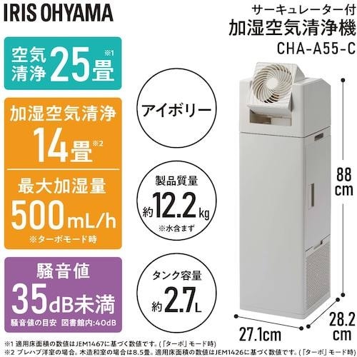 IRIS 291225 サーキュレータ加湿空気清浄