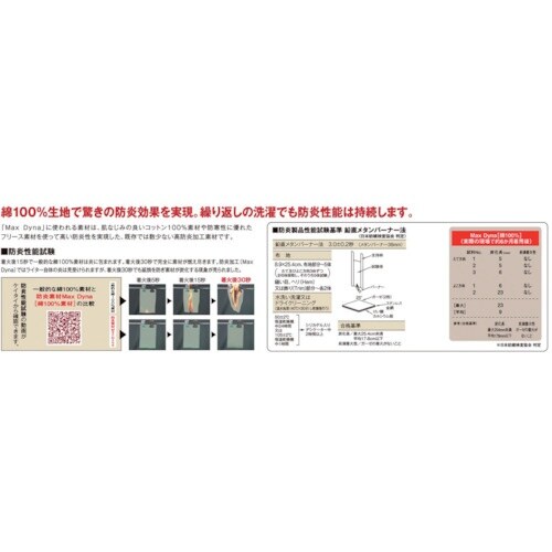 Max Dyna 防炎空調エアコン服(SUSメッシ