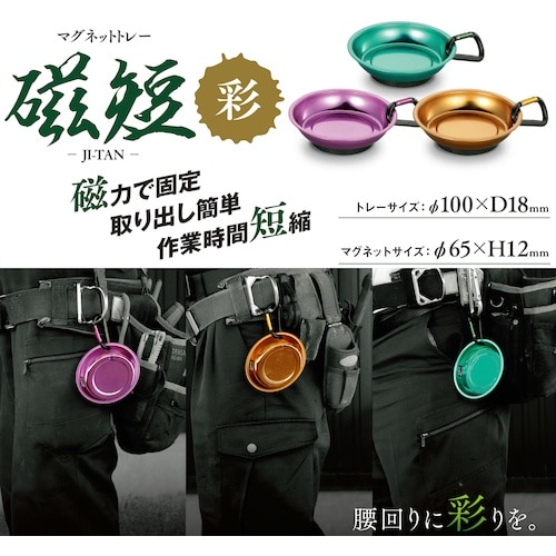 SK マグ皿 磁短 彩