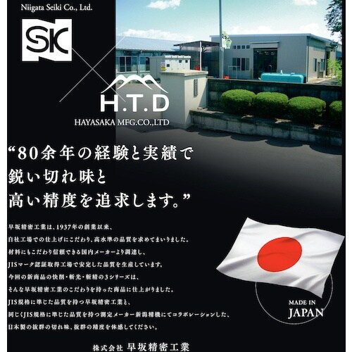 SK 六角軸スパイラルタップ 斬精 M10x1.5