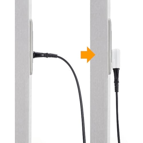 SANWA スペースアダプタ たて型 2個入り