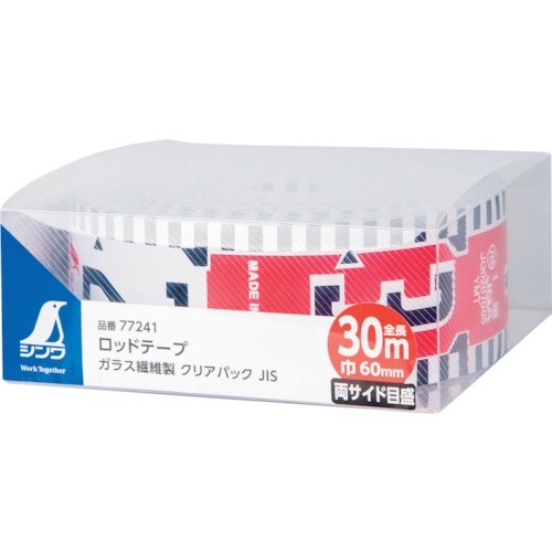 シンワ ロッドテープ ガラス繊維製 30m巾60m