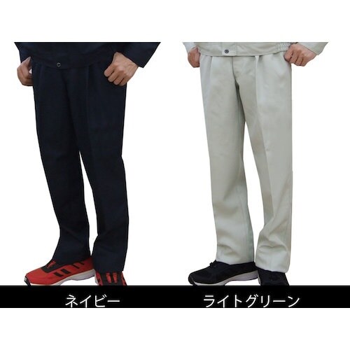 TEAGLES ポリエステルスラックス ライトグリ