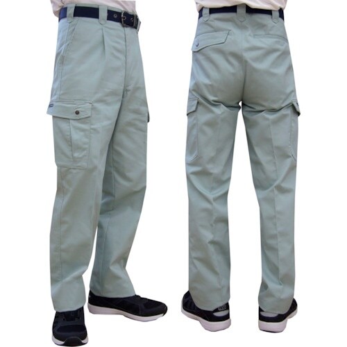 TEAGLES 綿混カーゴパンツ アースグリーン